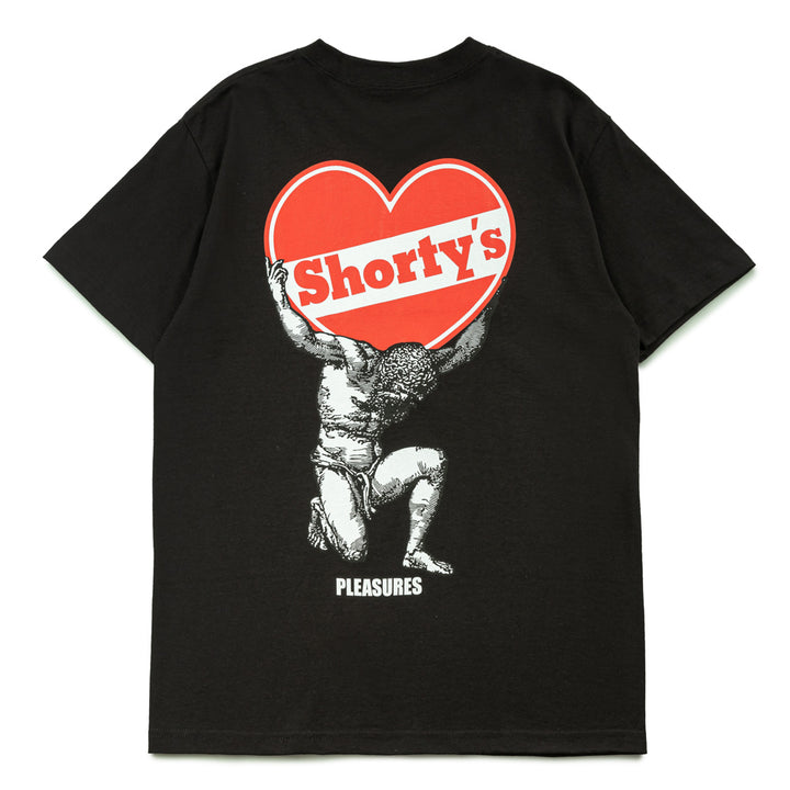 Pleasures x Shorty's Atlas Tee | Black