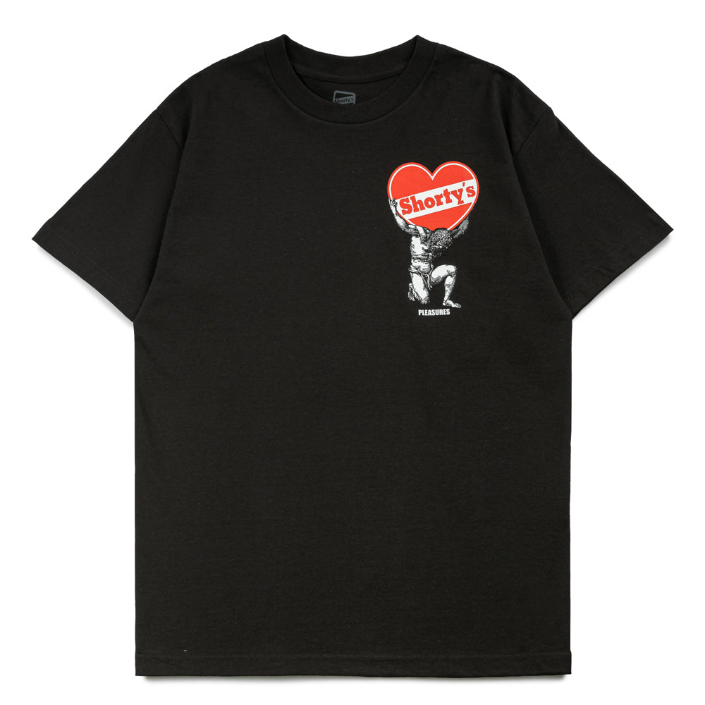 Pleasures x Shorty's Atlas Tee | Black