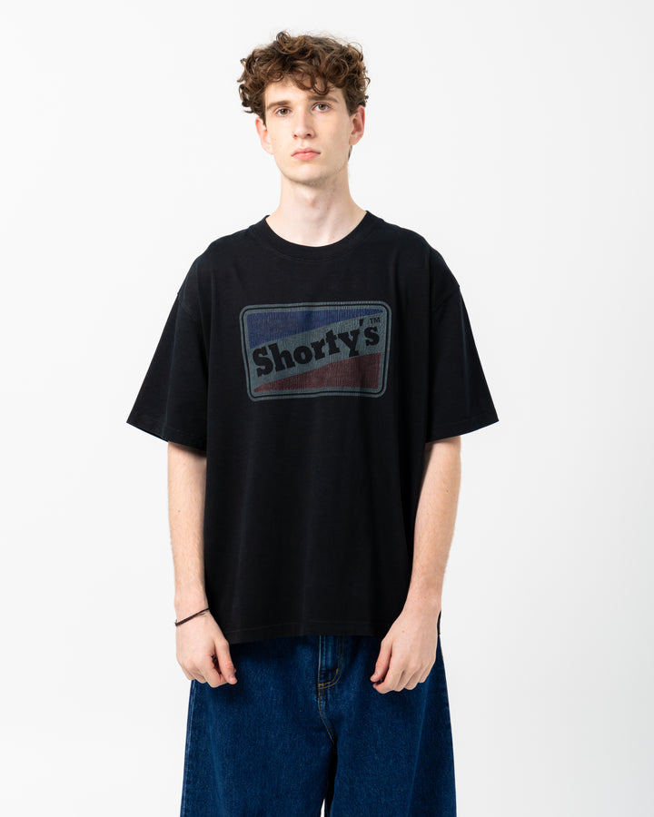 Pleasures x Shorty's Box Logo Heavyweight Tee | Black