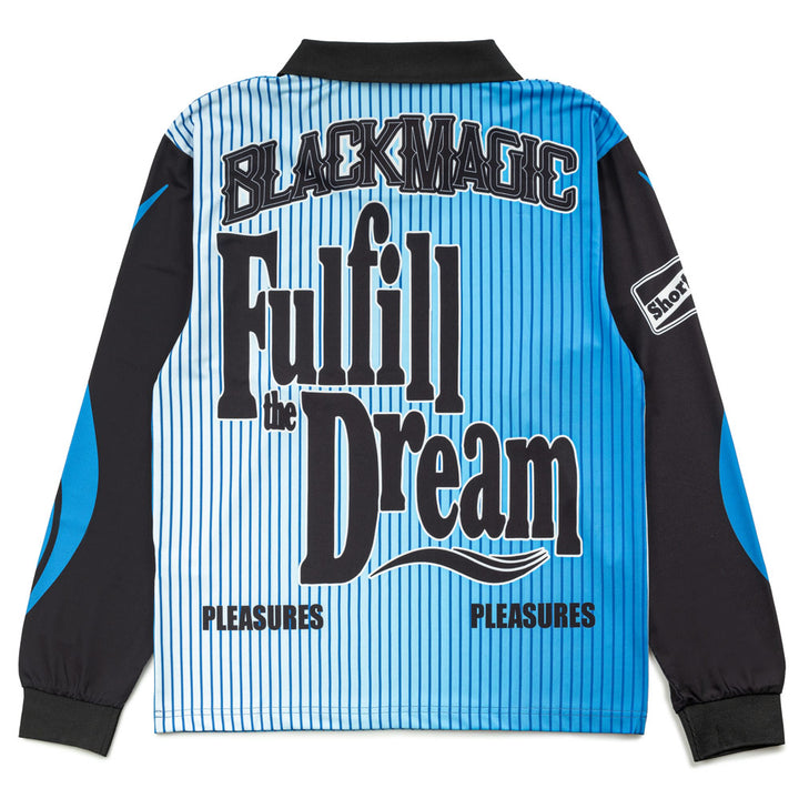 Pleasures x Shorty's Dream Goalie Jersey L/S Tee | Blue