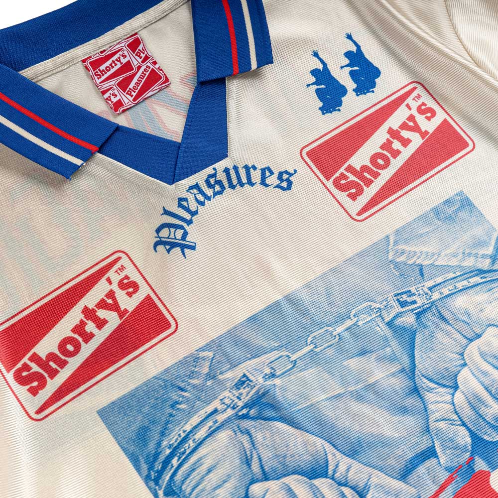 Pleasures x Shorty's Guilty Soccer Jersey Tee | Off White