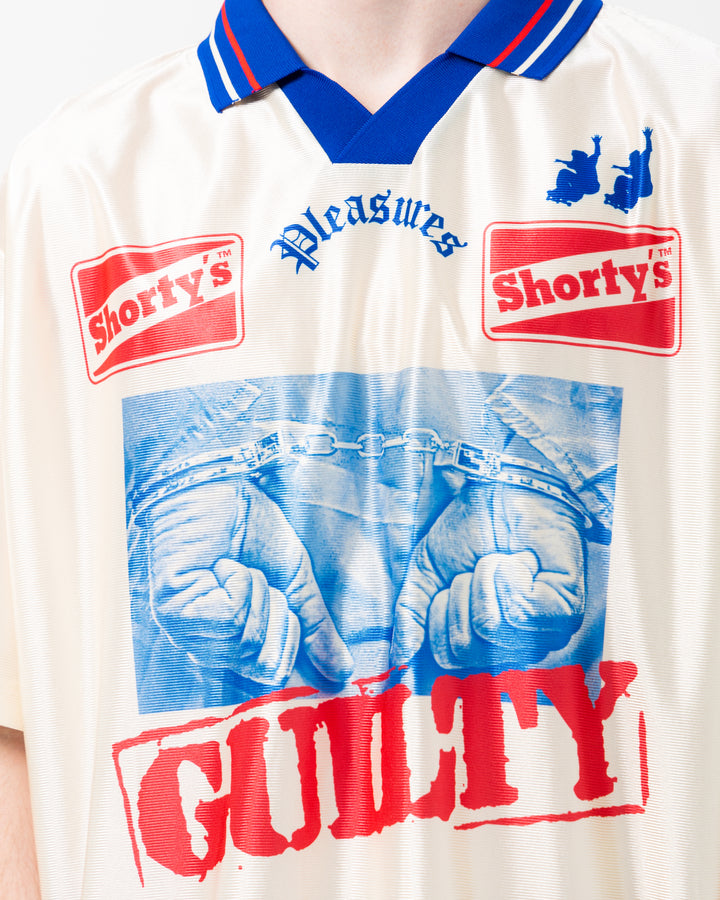 Pleasures x Shorty's Guilty Soccer Jersey Tee | Off White