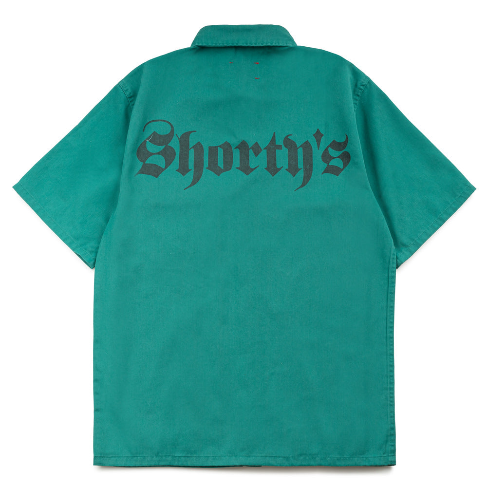 Pleasures x Shorty's Gutierrez Work Shirt | Green