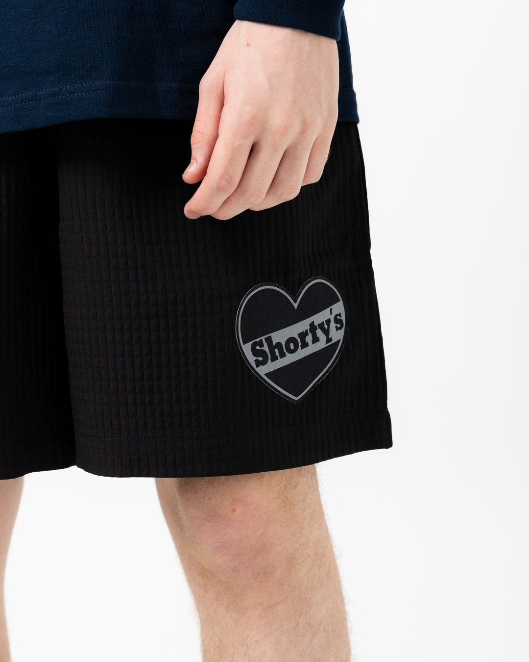 Pleasures x Shorty's Heart Sport Shorts | Black