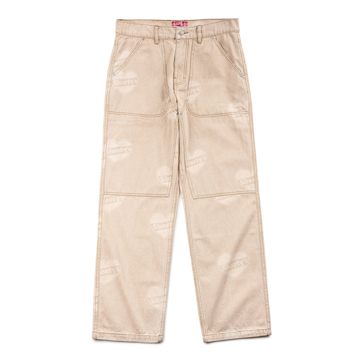 Pleasures x Shorty's Heart Ultra Work Pants | Beige