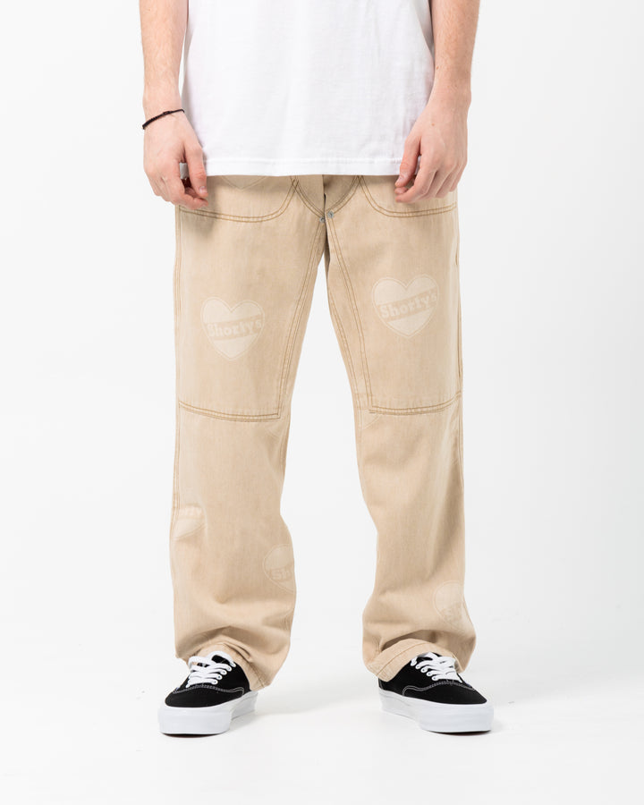 Pleasures x Shorty's Heart Ultra Work Pants | Beige