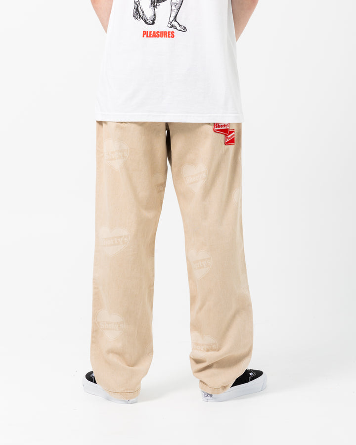 Pleasures x Shorty's Heart Ultra Work Pants | Beige