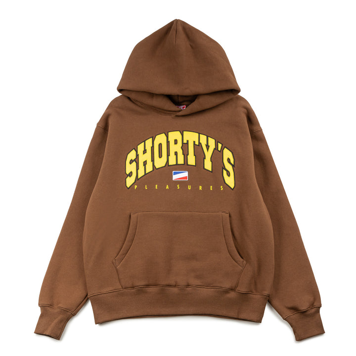 Pleasures x Shorty's Shortys Hoodie | Brown