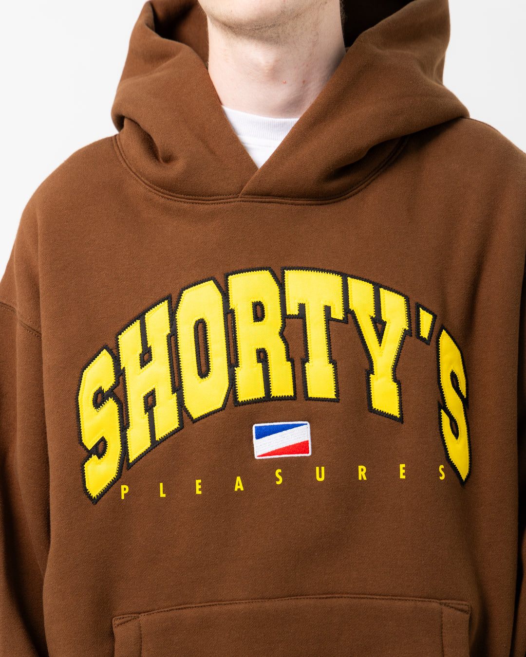 Pleasures x Shorty's Shortys Hoodie | Brown