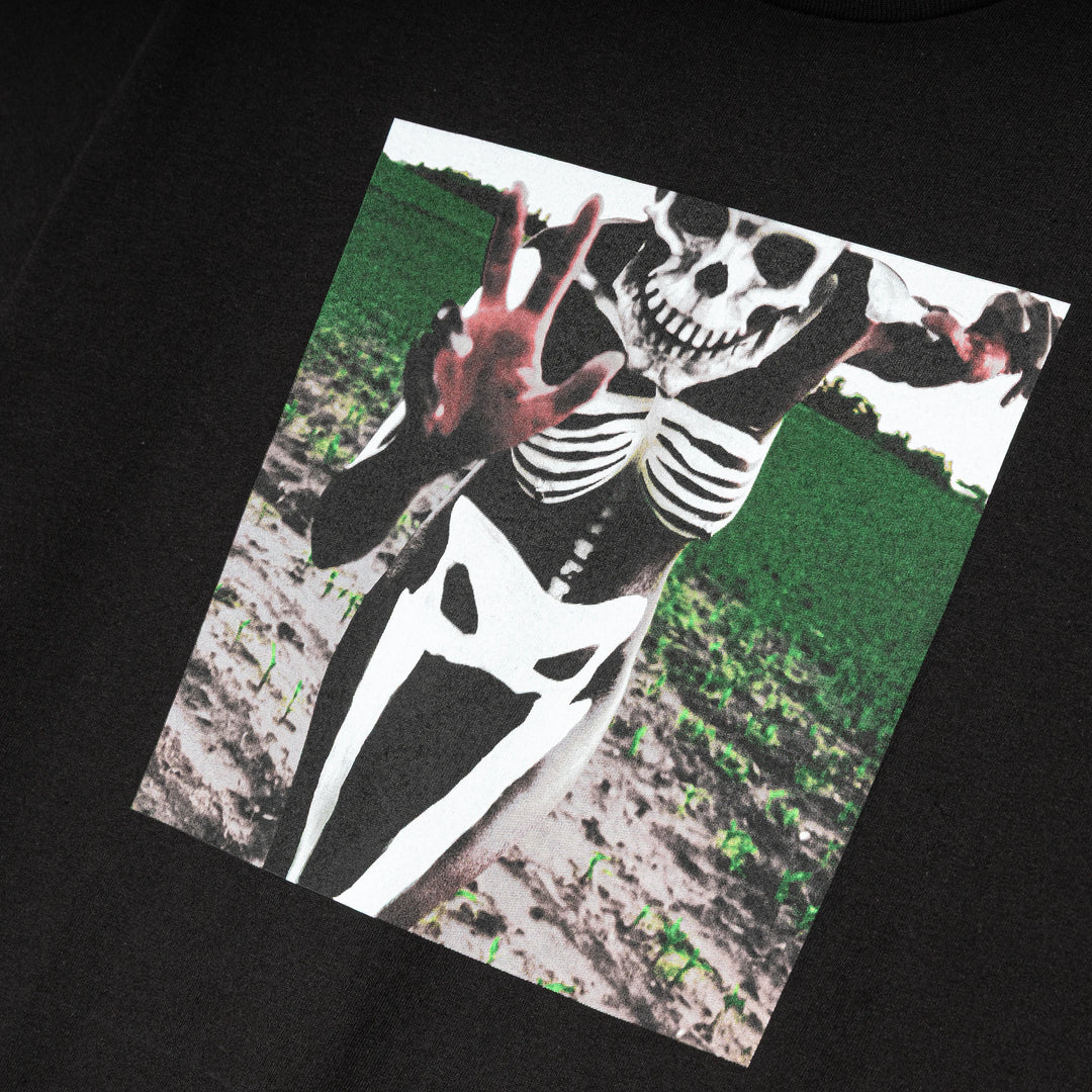 Pleasures x Slipknot Skeleton Tee | Black Pleasures x Slipknot Skeleton Tee | Black