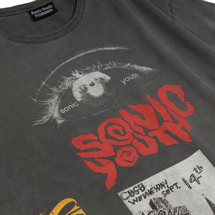 Pleasures x Sonic Youth Test Print Shirt | Grey