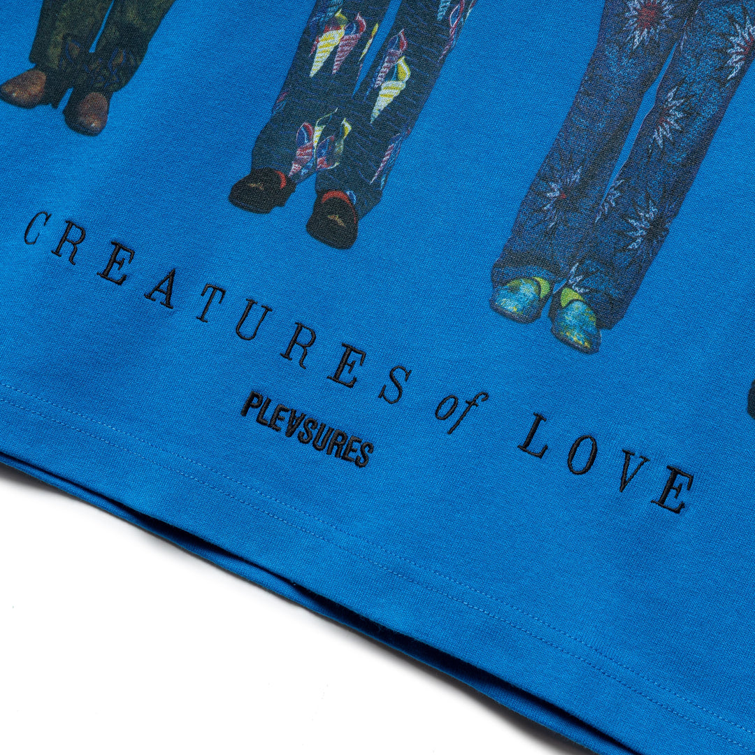 Pleasures x Talking Heads Creatures Heavyweight Tee | Blue
