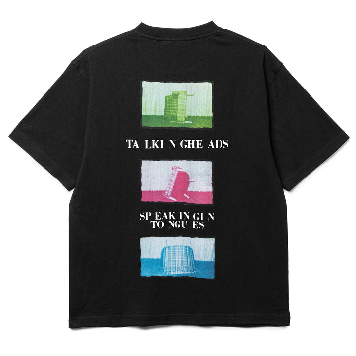 Pleasures x Talking Heads Speaking Heavyweight Tee | Black