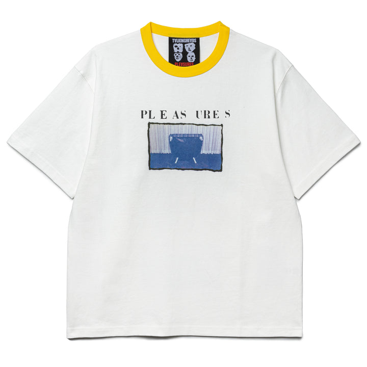 Pleasures x Talking Heads Speaking Heavyweight Tee | White