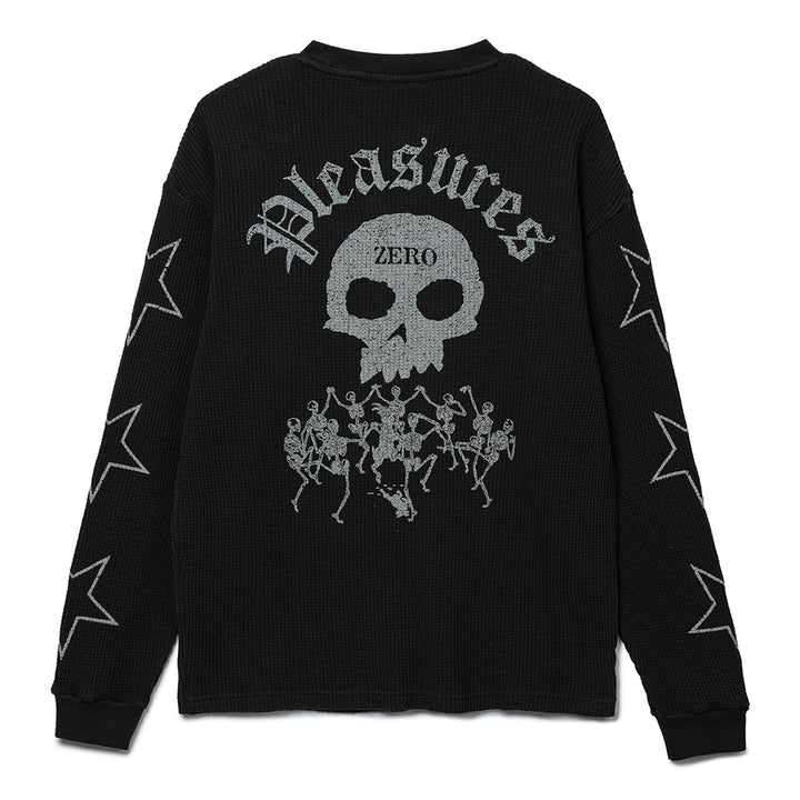 Pleasures x Zero Misled Thermal L/S Tee | Black