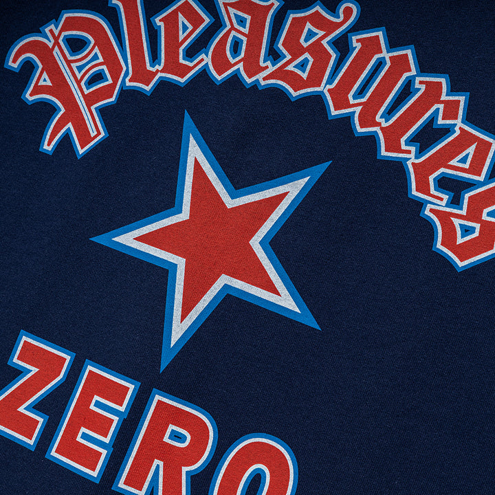 Pleasures x Zero Stars Reversible Tee | Navy