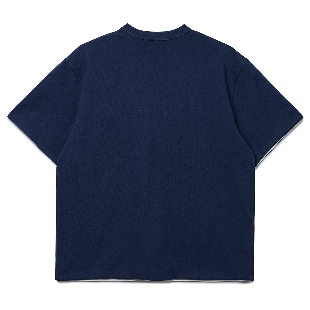 Pleasures x Zero Stars Reversible Tee | Navy