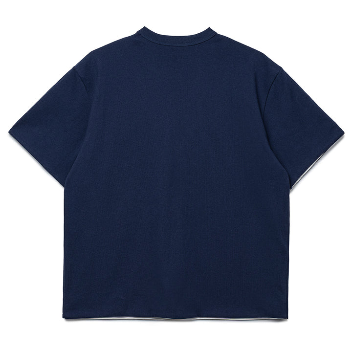 Pleasures x Zero Stars Reversible Tee | Navy