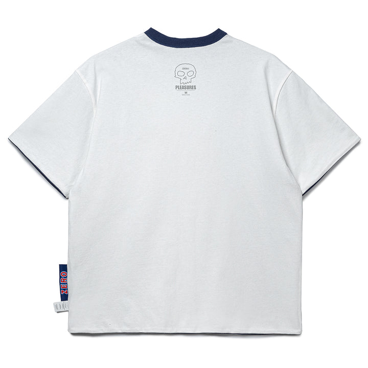 Pleasures x Zero Stars Reversible Tee | Navy