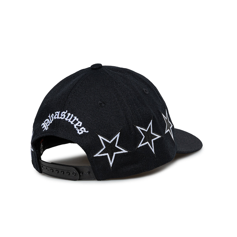 Pleasures x Zero Stars Snapback | Black