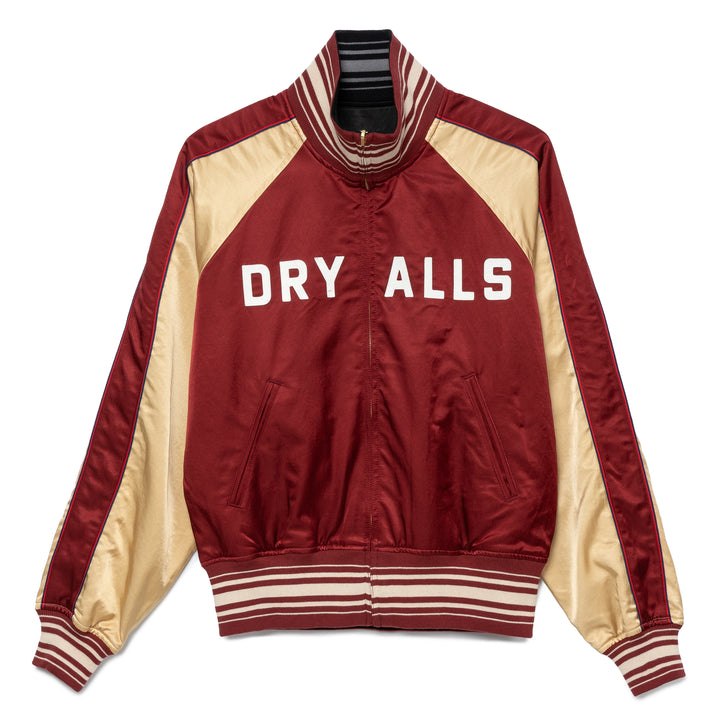 Reversible Satin Jacket | Burgundy