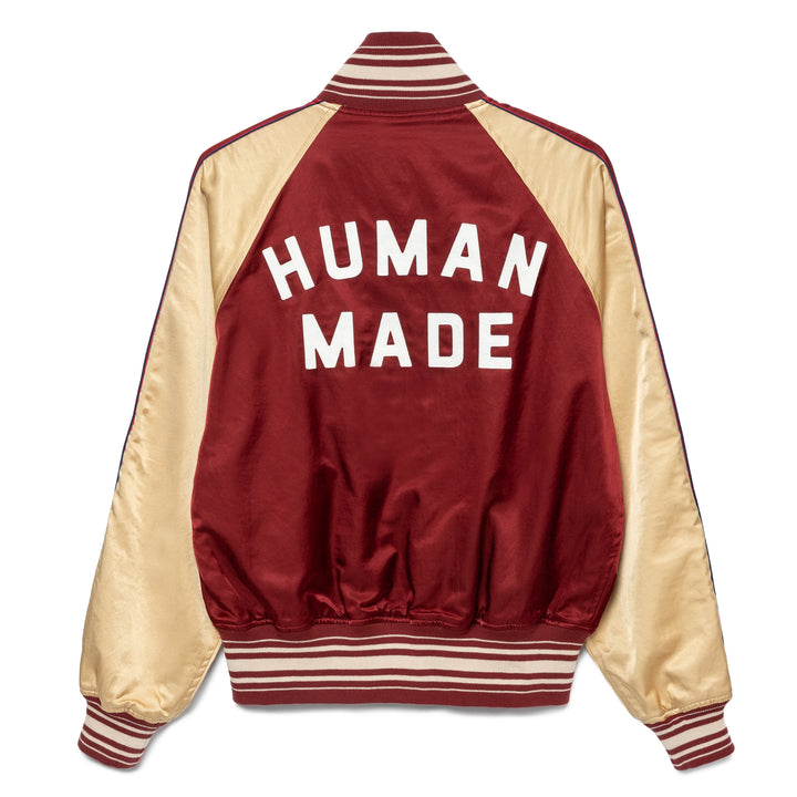 Reversible Satin Jacket | Burgundy