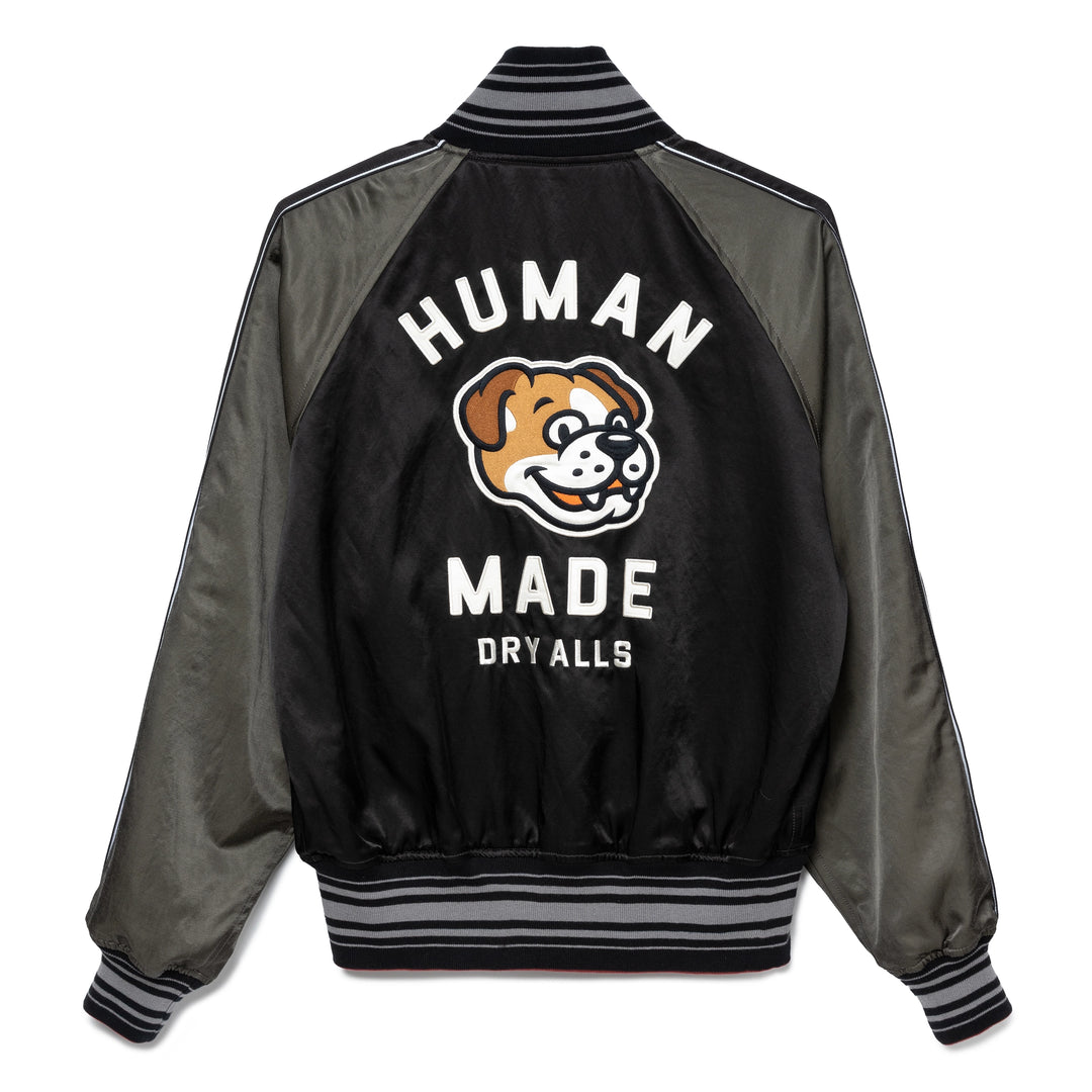 Reversible Satin Jacket | Burgundy