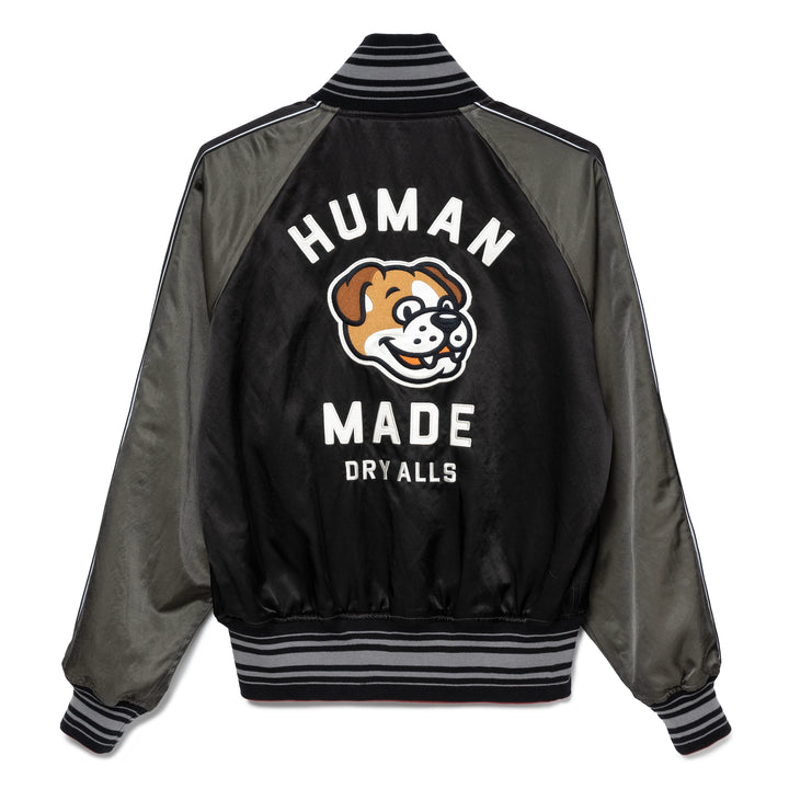 Reversible Satin Jacket | Burgundy