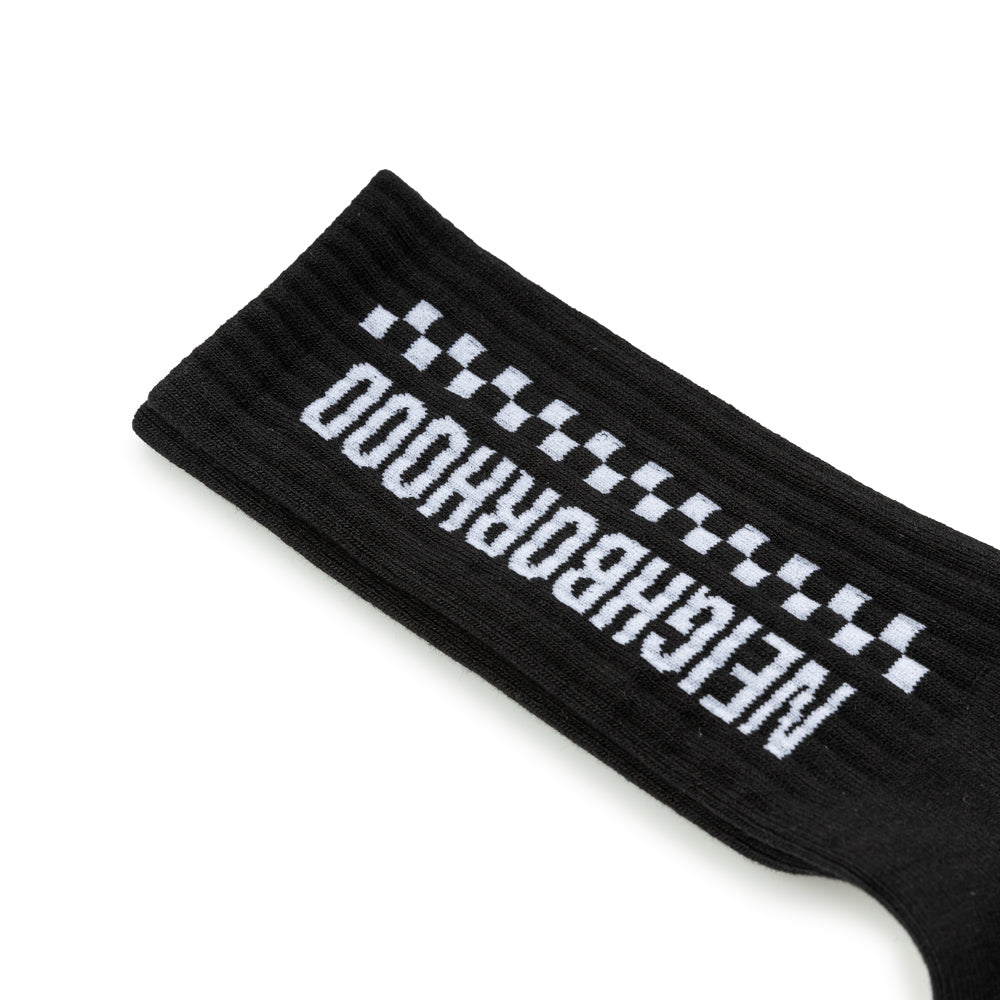CI Checker Socks | Black