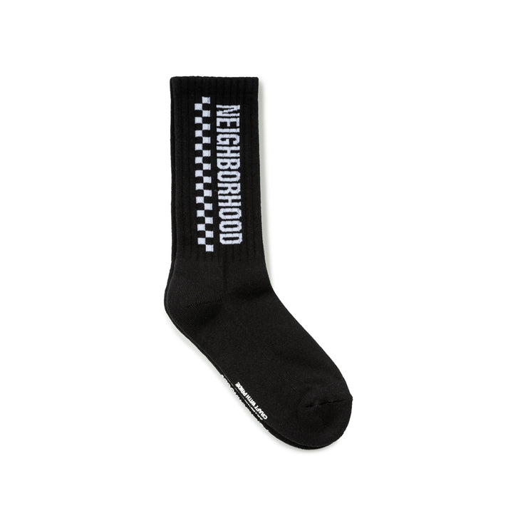 CI Checker Socks | Black