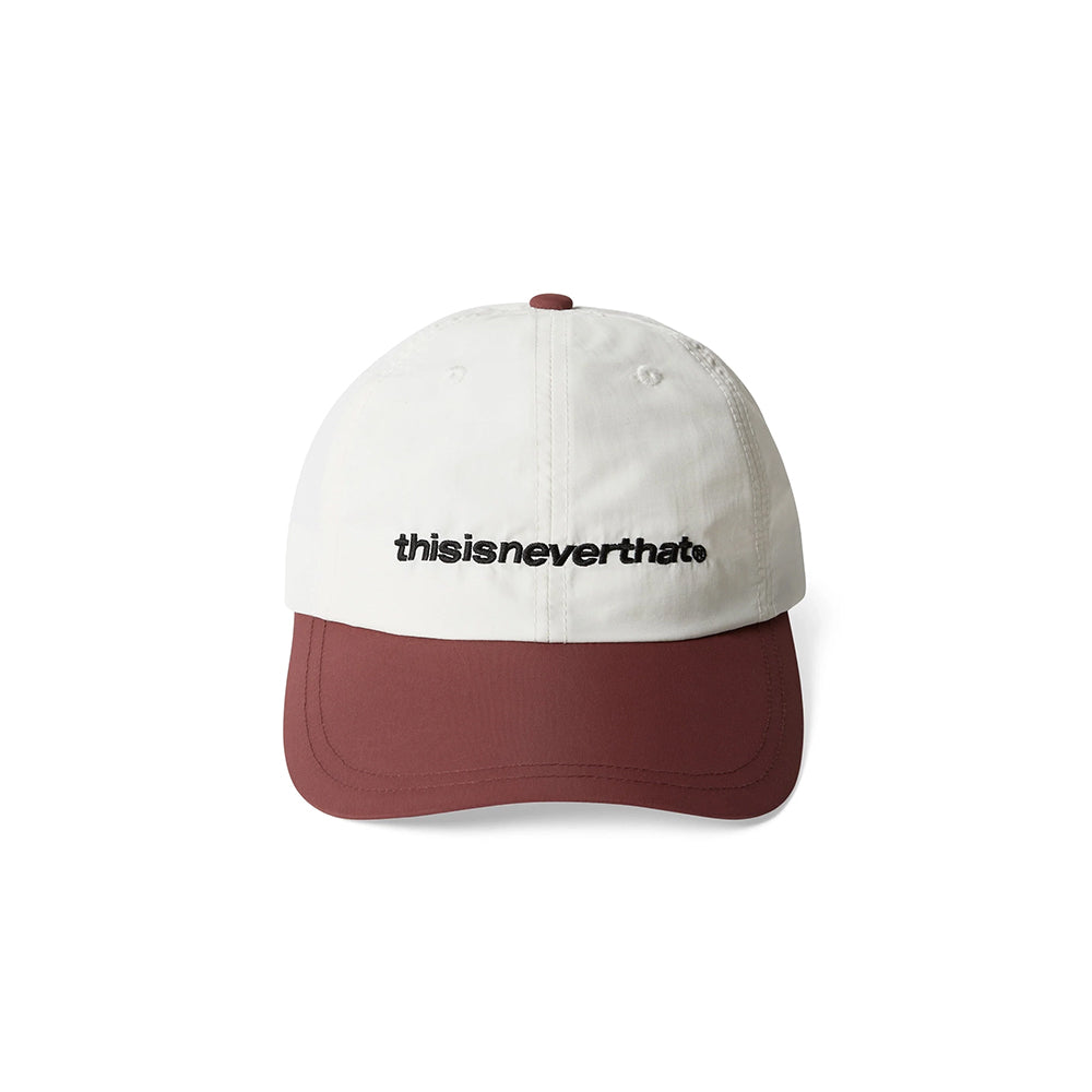 SP-Logo Nylon Cap | Ivory Burgundy