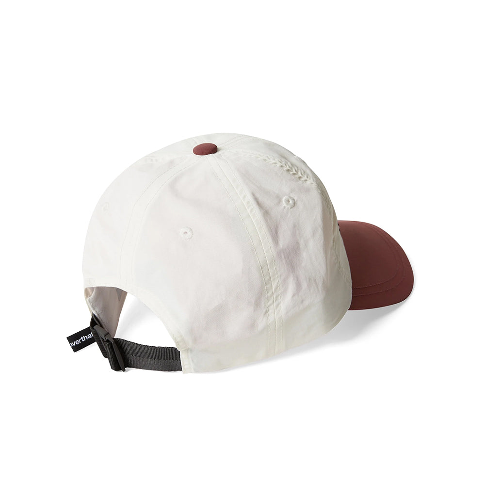 SP-Logo Nylon Cap | Ivory Burgundy