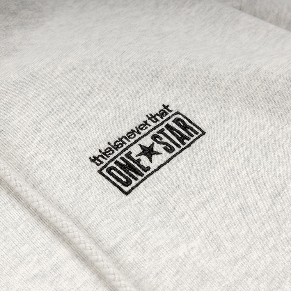 Converse x thisisneverthat Washed Hoodie | Light Retro Grey Heather