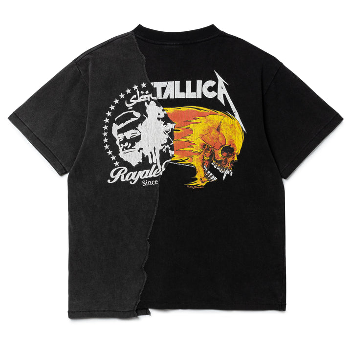 SBTG x Metallica Flaming Skull Tear-Up Tee | Black
