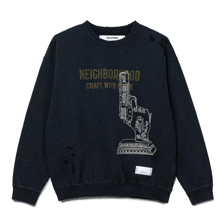 Savage L/S Sweat Shirt | Black