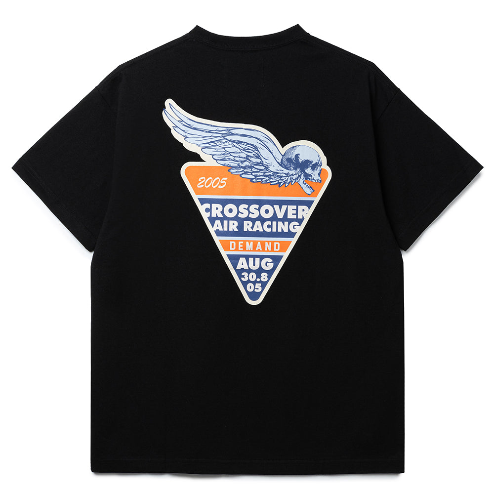 Seasonal Graphic Air Racing Tee | Black