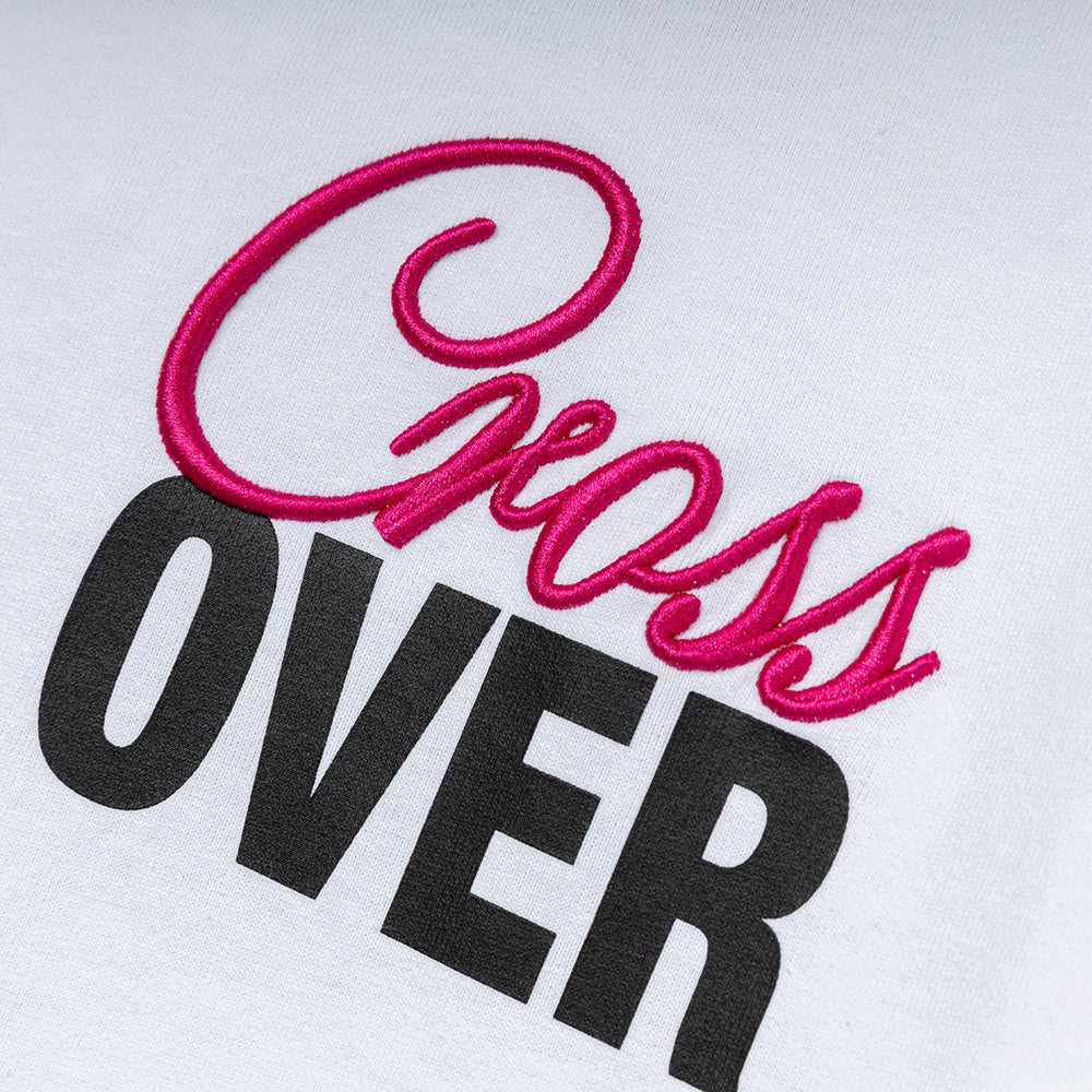 Seasonal Graphic Cursive Tee | White