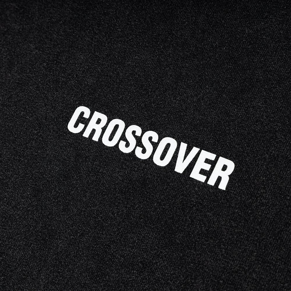 Seasonal Graphic Demand Distress Tee | Black