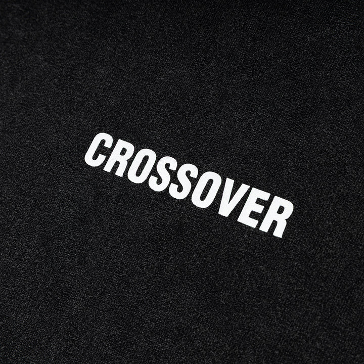 Seasonal Graphic Demand Distress Tee | Black