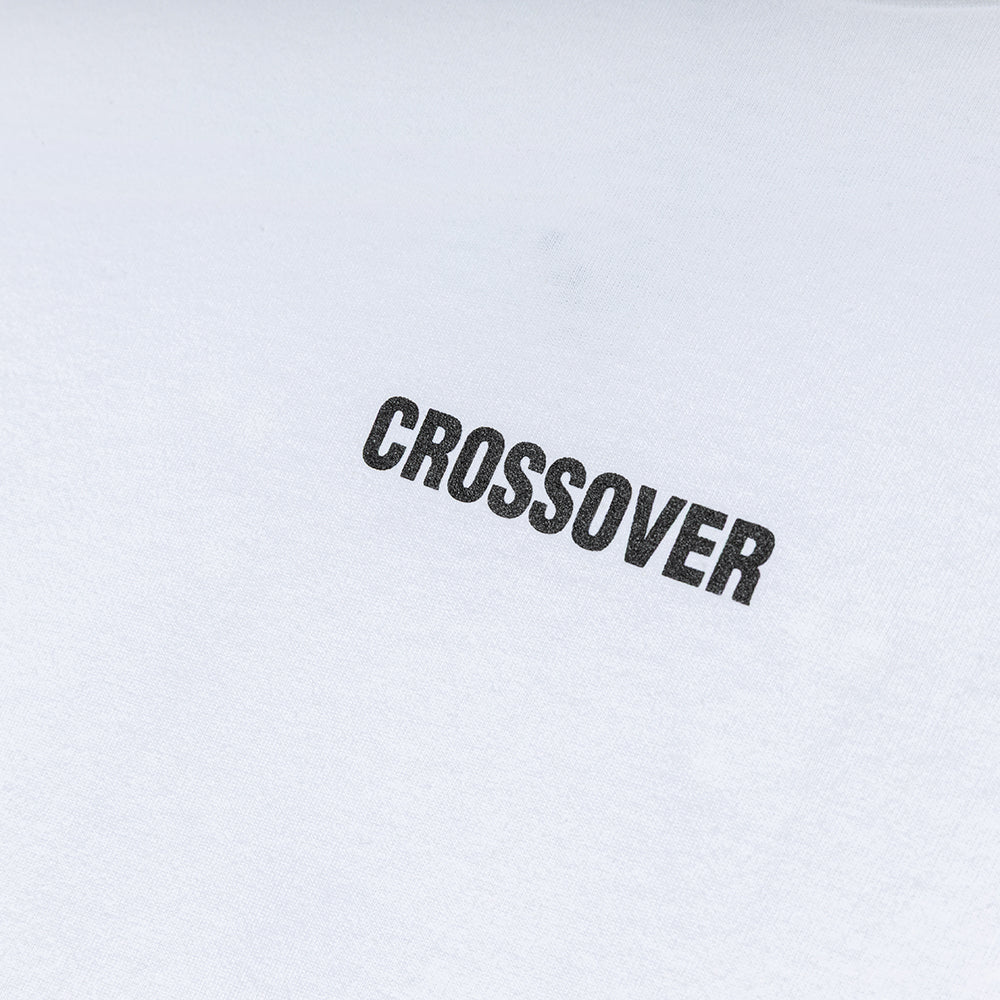 Seasonal Graphic Demand Distress Tee | White