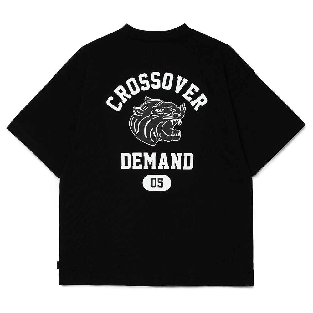 Seasonal Graphic Panther Arch Tee | Black