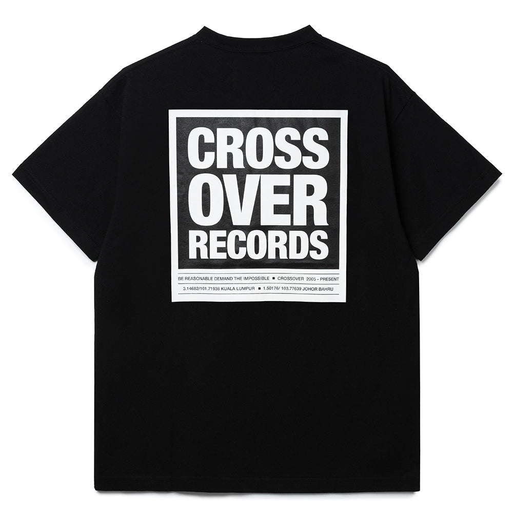 Seasonal Graphic Records Tee | Black