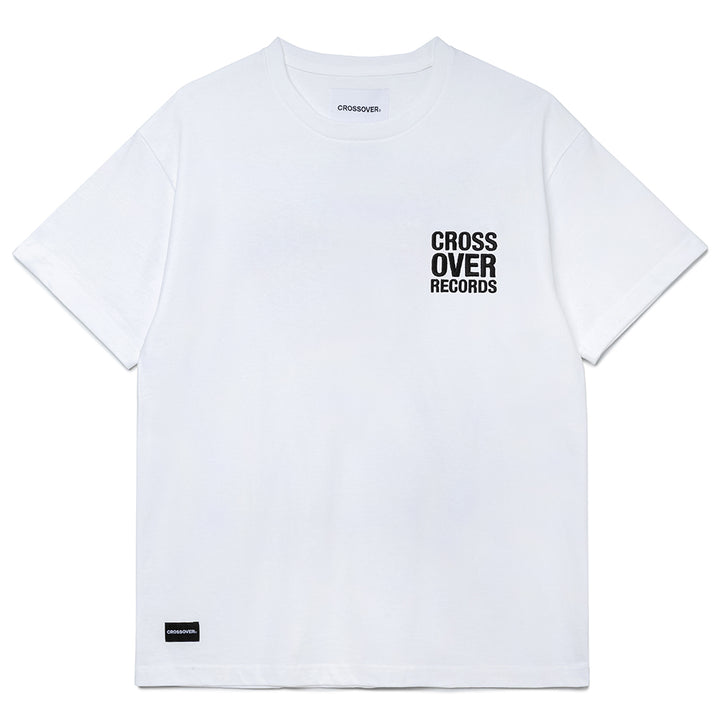 Seasonal Graphic Records Tee | White