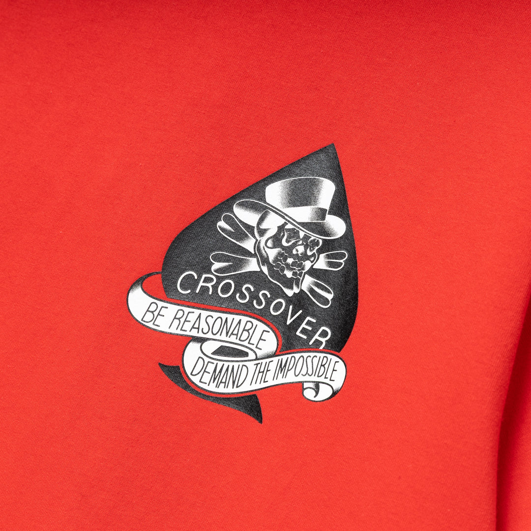 Seasonal Tattoo Spade Skull Tee | Red