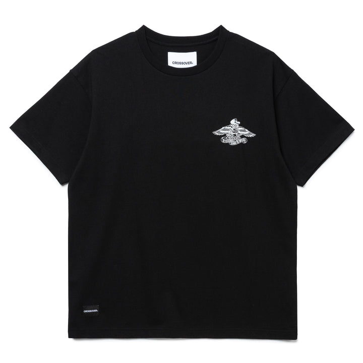 Seasonal Tattoo Storm Feather Tee | Black