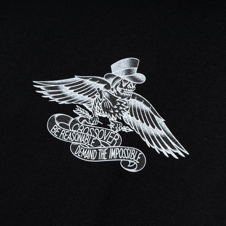 Seasonal Tattoo Storm Feather Tee | Black