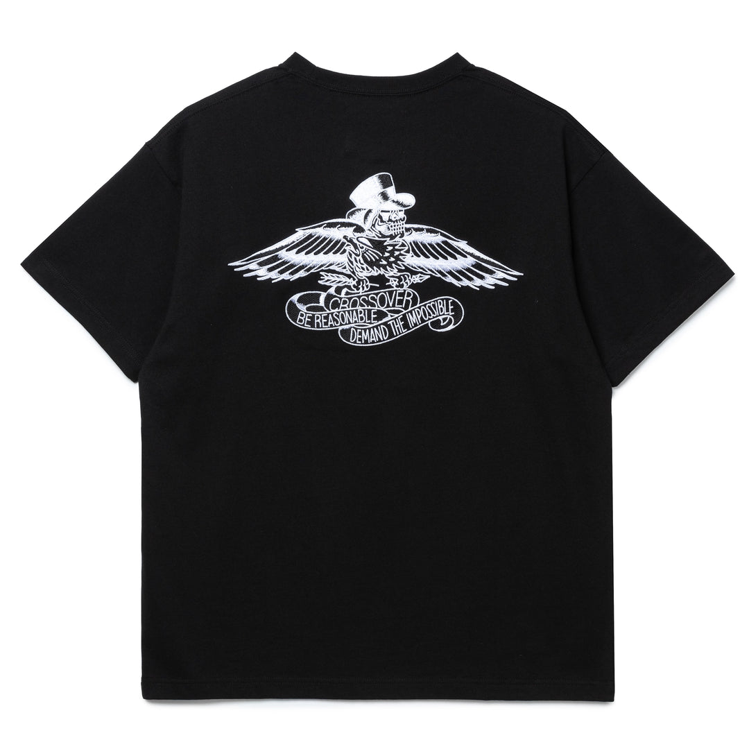 Seasonal Tattoo Storm Feather Tee | Black