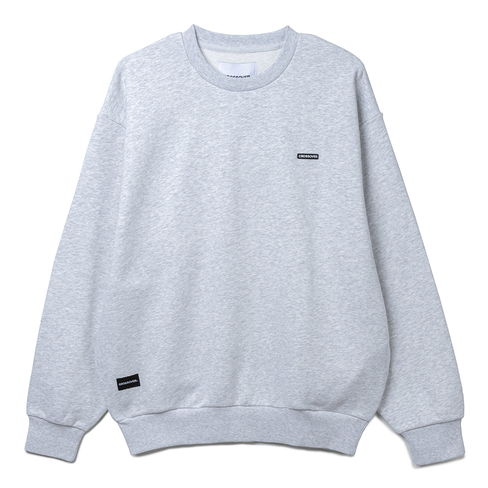 Signature Core Box Logo Crewneck Sweater | Grey