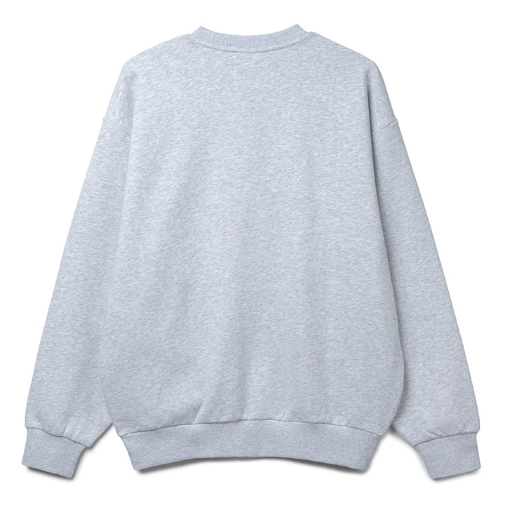 Signature Core Box Logo Crewneck Sweater | Grey