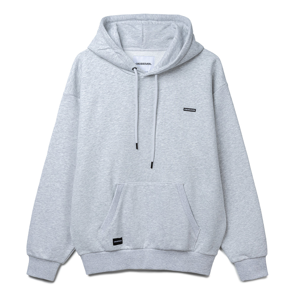 Signature Core Box Logo Pullover Hoodie | Grey